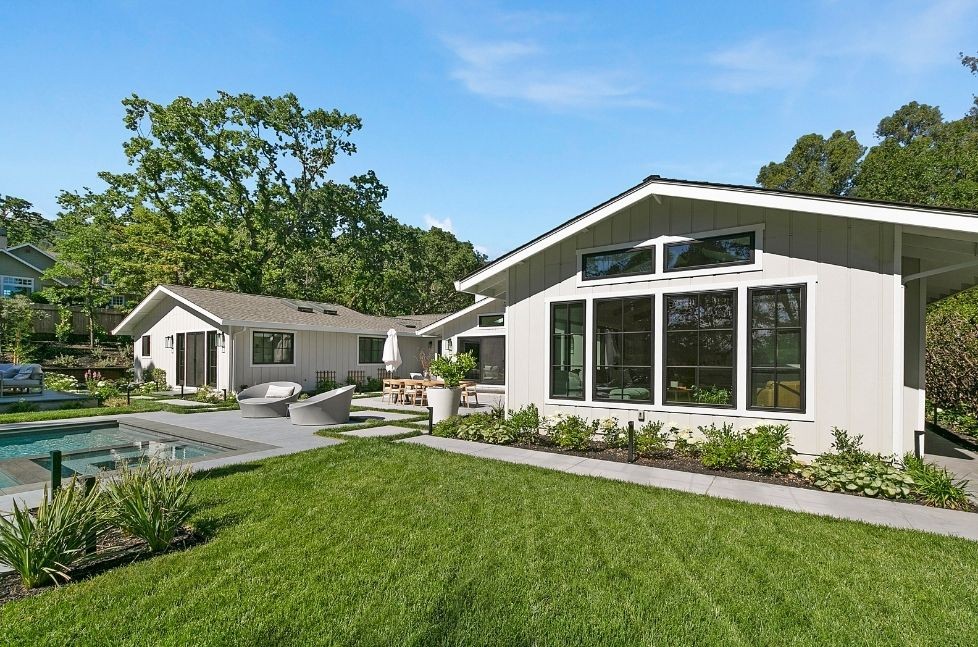 Gayler designed and built a new sloped roof that was both practical and aesthetic