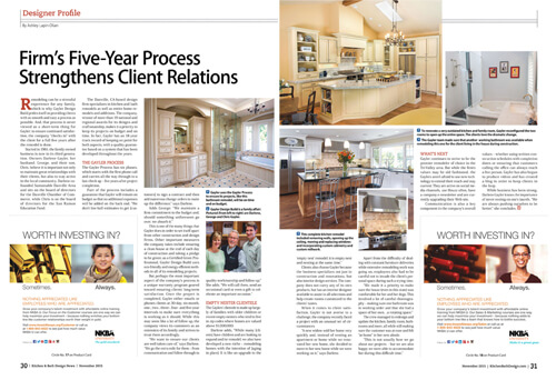 Gayler Design Build’s Process Strengthens Client Relations