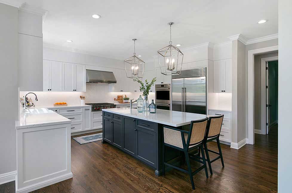 Large, spacious kitchen