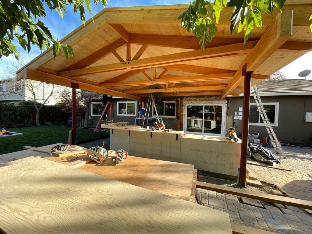 Outdoor Living Construction Site