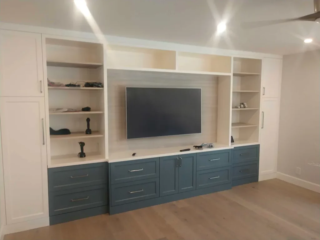 Bedroom and Media Wall Interior Remodel in Danville, CA