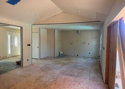 Kitchen and Family Room Remodel In Progress in LIvermore, CA