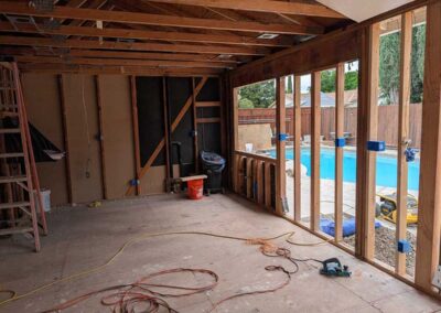 Kitchen and Family Room Remodel In Progress in LIvermore, CA