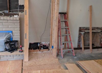 Kitchen and Family Room Remodel In Progress in LIvermore, CA