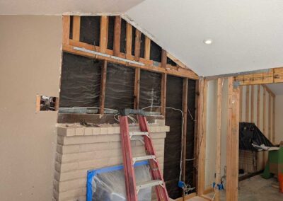 Kitchen and Family Room Remodel In Progress in LIvermore, CA