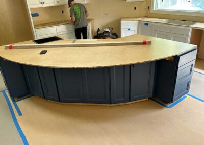 San Ramon Kitchen Addition In Progress - Cabinet design is templated