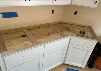 San Ramon Kitchen Addition In Progress - Cabinet design is templated