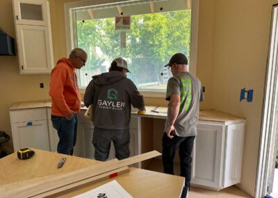 San Ramon Kitchen Addition In Progress - Cabinet design is templated