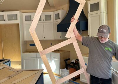 San Ramon Kitchen Addition In Progress - Cabinet design is templated