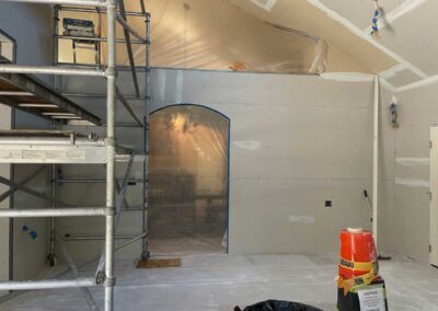 San Ramon Kitchen Addition In Progress - Drywall goes up