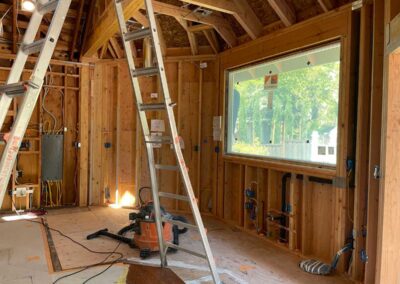 San Ramon Kitchen Addition In Progress - Electrical Installed