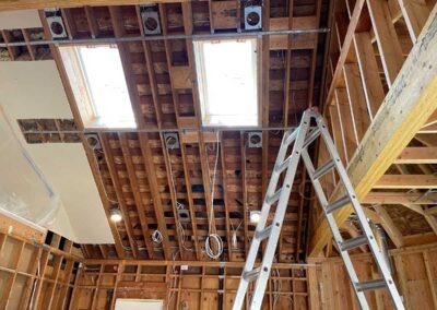 San Ramon Kitchen Addition In Progress - Electrical Installed