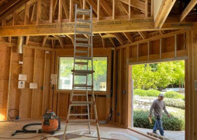 San Ramon Kitchen Addition In Progress - Electrical Installed