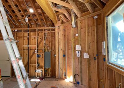San Ramon Kitchen Addition In Progress - Electrical Installed