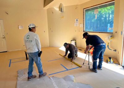 San Ramon Kitchen Addition In Progress - Preparing for the cabinet installation