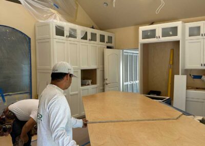 San Ramon Kitchen Addition In Progress - Prepping the sub-counter