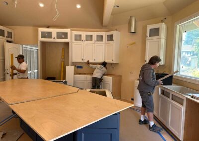 San Ramon Kitchen Addition In Progress - Prepping the sub-counter