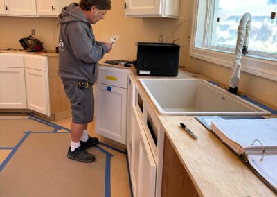 San Ramon Kitchen Addition In Progress - Prepping the sub-counter