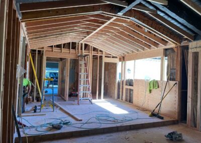 New framing added in Interior Remodel in Alamo, CA