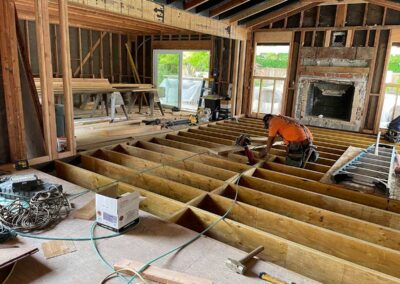 New framing added in Interior Remodel in Alamo, CA