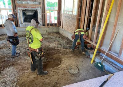Removed Outdated Flooring in Interior Remodel in Alamo, CA
