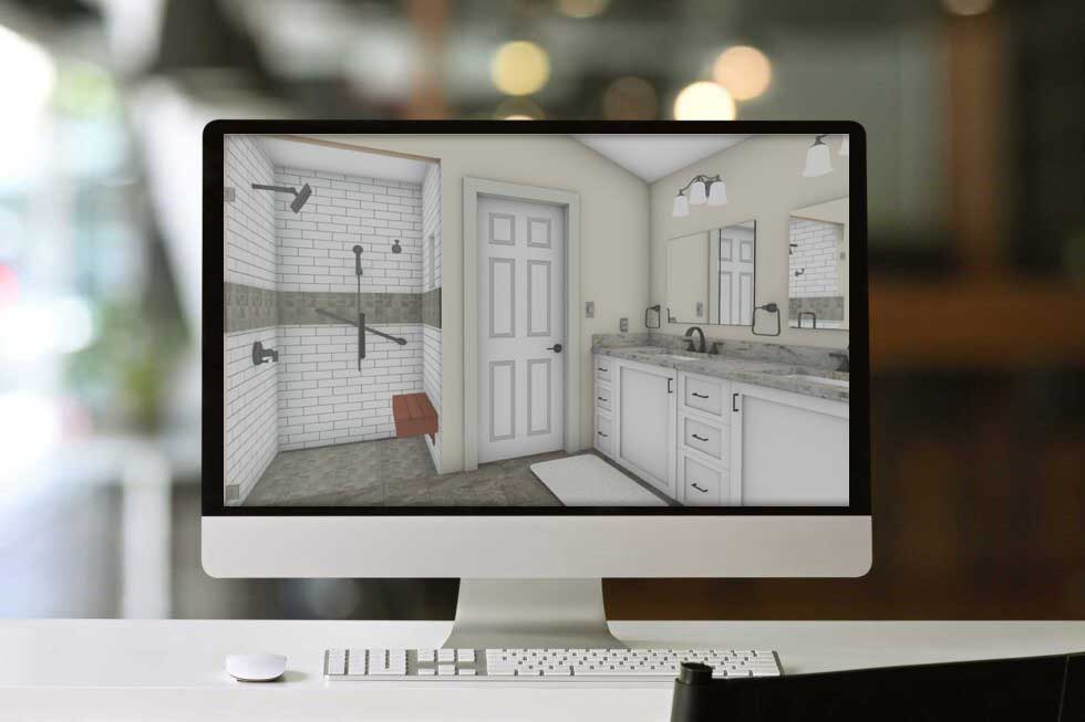 Bathroom Remodel Rendering