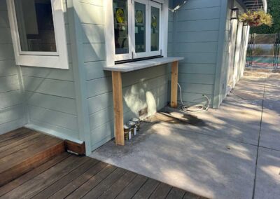 Sunshade BBQ structure in Lafayette, CA in Progress