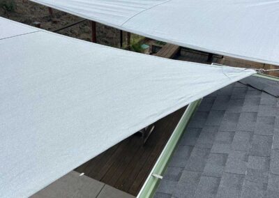 Sunshade BBQ structure in Lafayette, CA in Progress