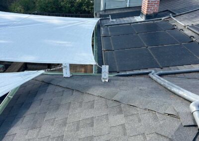 Sunshade BBQ structure in Lafayette, CA in Progress