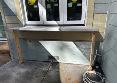 Sunshade BBQ structure in Lafayette, CA in Progress