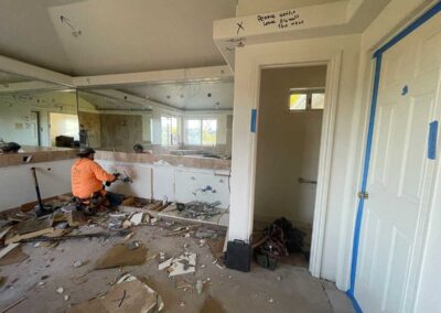 Primary Bathroom Remodel In Progress in Diablo CA