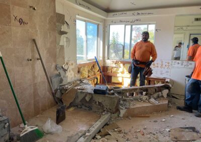 Primary Bathroom Remodel In Progress in Diablo CA