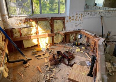 Primary Bathroom Remodel In Progress in Diablo CA