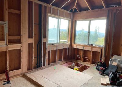Primary Bathroom Remodel In Progress in Diablo CA