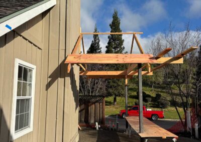 Bedroom to Breezway Outdoor Retreat in Danville, CA In Progress
