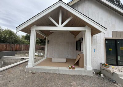 Bedroom to Breezeway outdoor retreat in Danville CA in progress