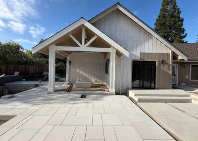 Bedroom to Breezeway outdoor retreat in Danville CA in progress