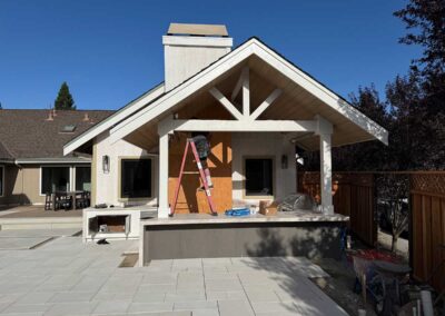 Bedroom to Breezeway outdoor retreat in Danville CA in progress