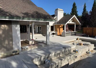 Bedroom to Breezeway outdoor retreat in Danville CA in progress