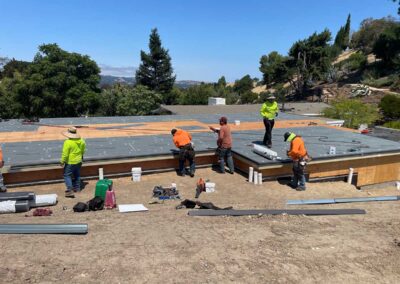 Garage Addition in progress in Walnut Creek CA
