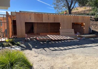 Garage Addition in progress in Walnut Creek CA