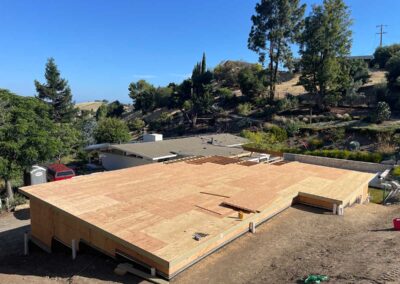 Garage Addition in progress in Walnut Creek CA