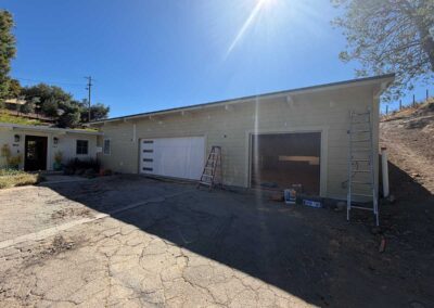 Garage addition in progress in Walnut Creek CA