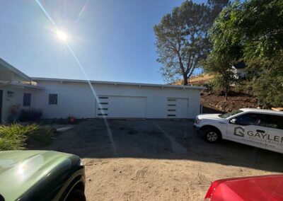 Garage addition in walnut creek ca in progress