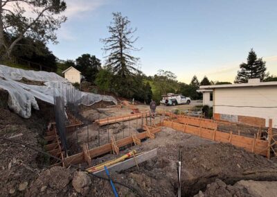 Garage addition in Walnut Creek, CA In Progress