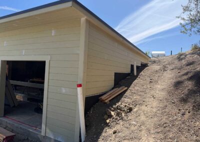 Garage addition in progress in Walnut Creek CA