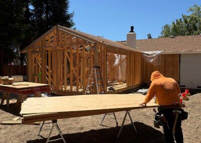 Primary Suite Addition in Progress in San Ramon CA