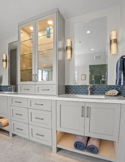 Spacious Transitional Primary Bathroom Remodel in Diablo, CA