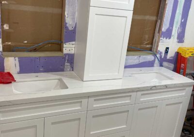 Main Bathroom Remodel in progress in Lafayette CA