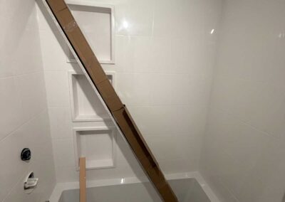 Main Bathroom Remodel in progress in Lafayette CA